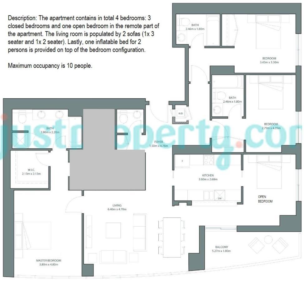 Appartement Elite Royal - Full Burj Khalifa & Fountain View - Palace Dubai